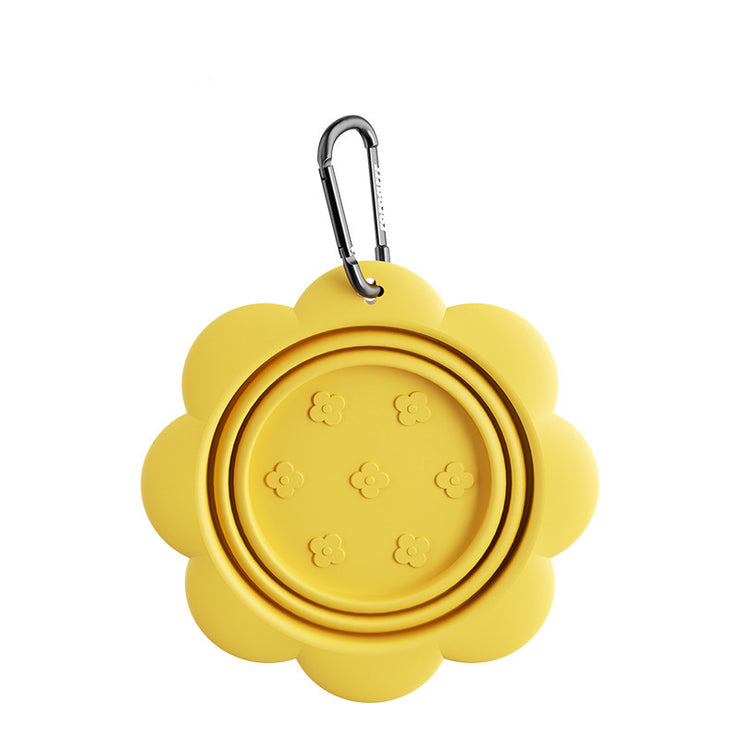 Dog Collapsible Bowl Folding Silicone